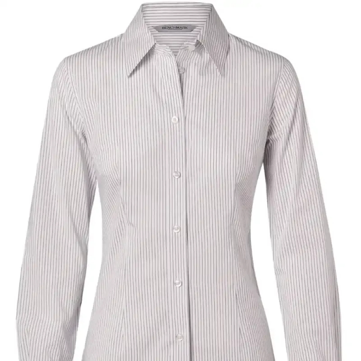 Picture of Winning Spirit, Ladies Ticking Stripe L/S Shirt
